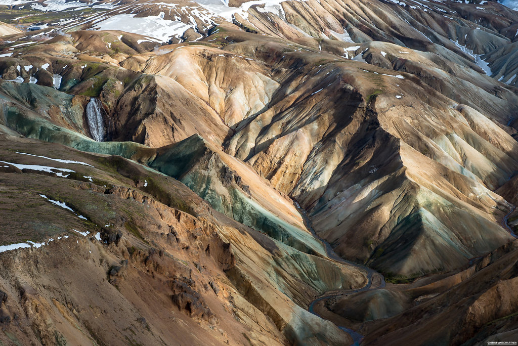 Above Iceland